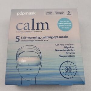 NIB popmask London Calm Self-warming Chamomile Scented Sleep Masks